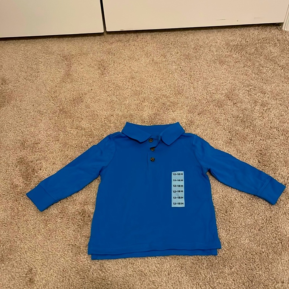 Old Navy brand new long sleeve polo shirt